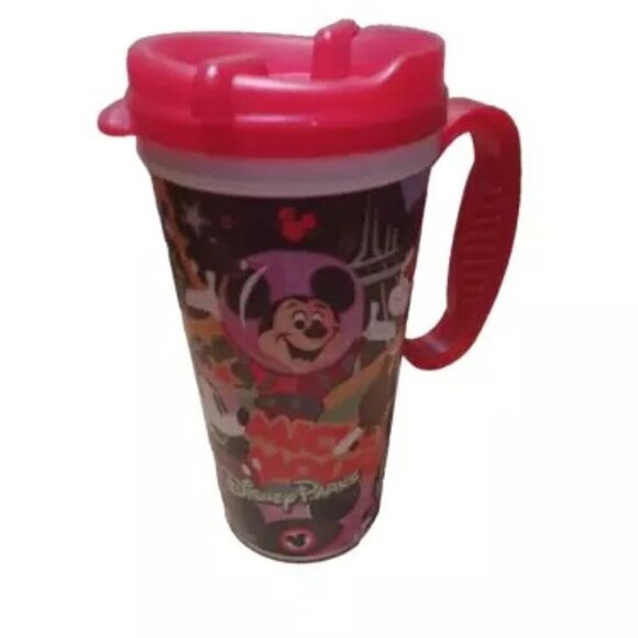Disney Other - Mickey Mouse Club Disney Parks Travel Resort Whirley Drink‎ Mug EUC
